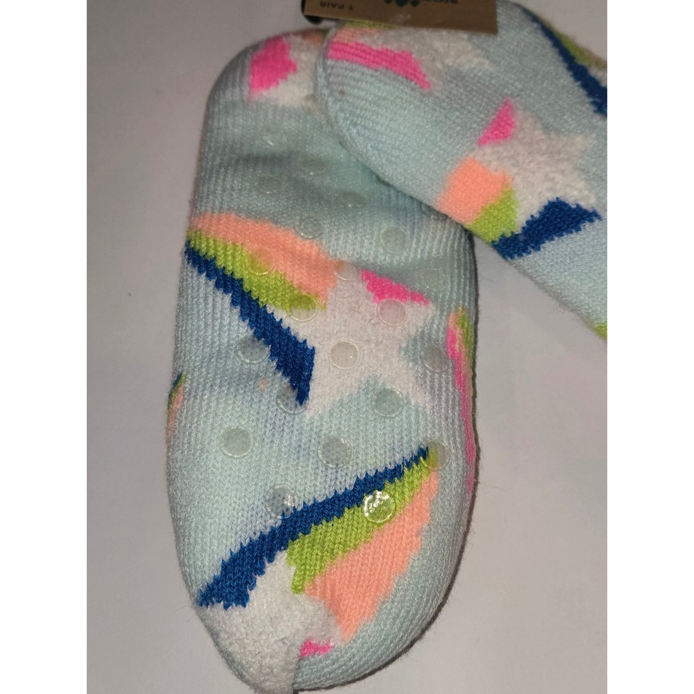 Northeast Outfitters Youth Cozy Cabin‎ Slipper Socks, Stars, Size 10K-4 - Picture 5 of 5